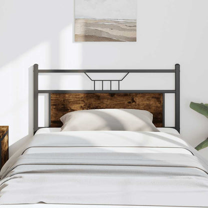 Replace Headboard Smoked Oak 100 cm Engineered Wood and Steel