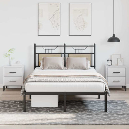Bed Frame without Mattress Sonoma Oak 120x200 cm Engineered Wood