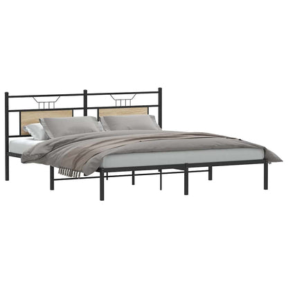 Bed Frame without Mattress Sonoma Oak 160x200 cm Engineered Wood
