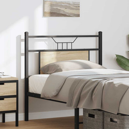 Replace Headboard Sonoma Oak 80 cm Engineered Wood and Steel