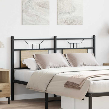 Replace Headboard Sonoma Oak 140 cm Engineered Wood and Steel
