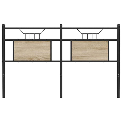 Replace Headboard Sonoma Oak 140 cm Engineered Wood and Steel