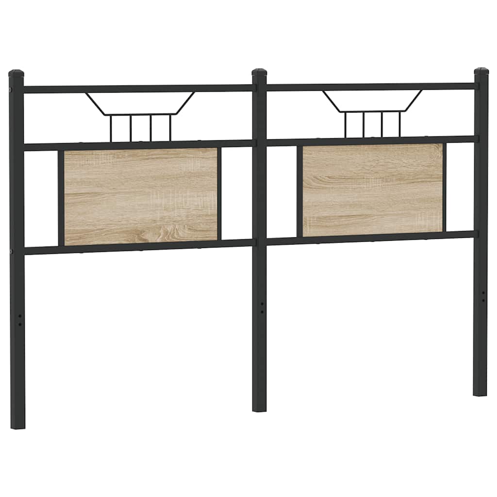 Replace Headboard Sonoma Oak 150 cm Engineered Wood and Steel