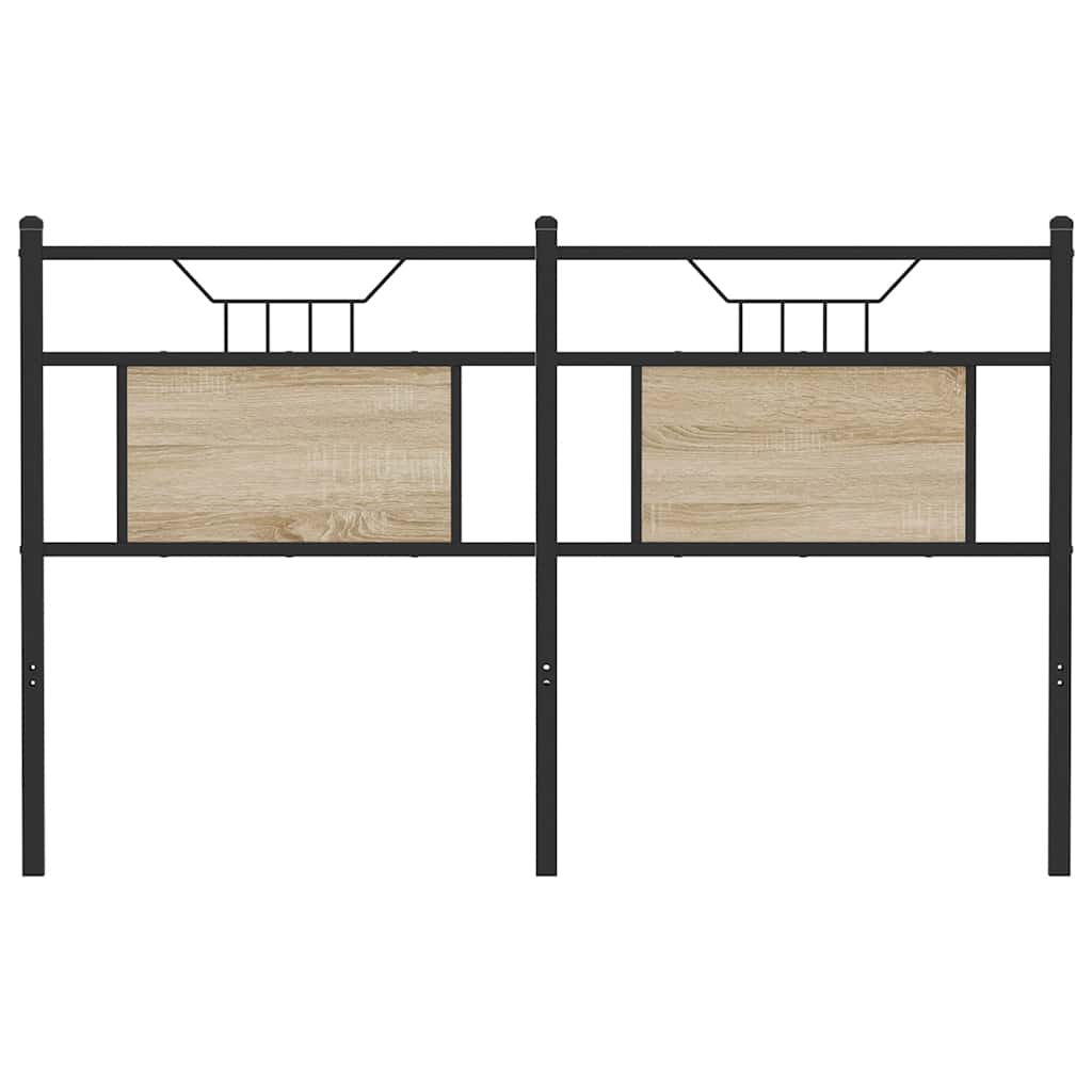 Replace Headboard Sonoma Oak 150 cm Engineered Wood and Steel