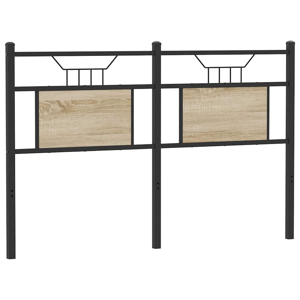 Replace Headboard Sonoma Oak 150 cm Engineered Wood and Steel
