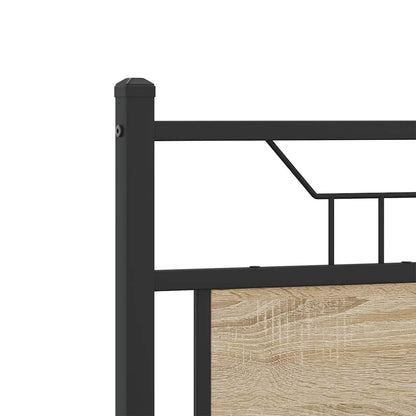 Replace Headboard Sonoma Oak 150 cm Engineered Wood and Steel