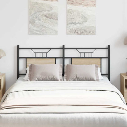 Replace Headboard Sonoma Oak 150 cm Engineered Wood and Steel