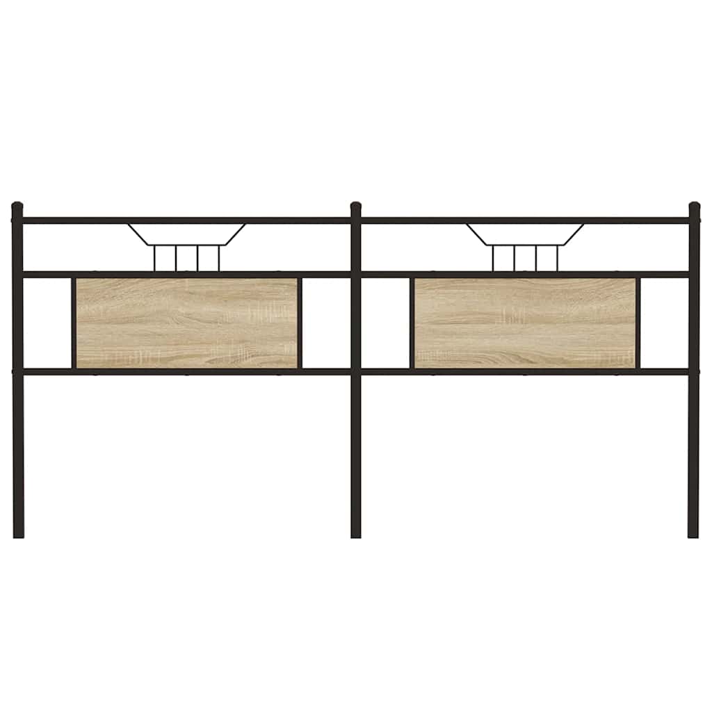 Replace Headboard Sonoma Oak 160 cm Engineered Wood and Steel