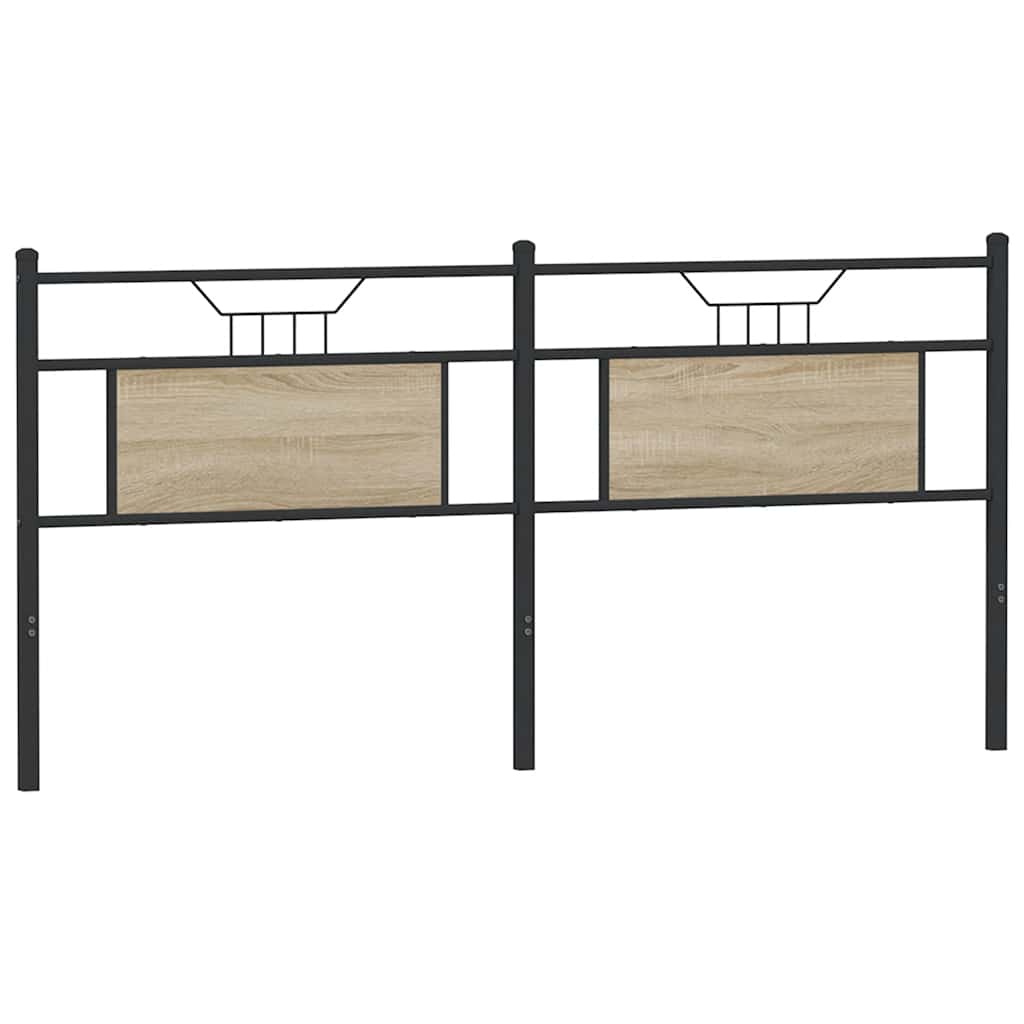 Replace Headboard Sonoma Oak 180 cm Engineered Wood and Steel