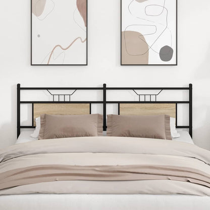 Replace Headboard Sonoma Oak 180 cm Engineered Wood and Steel