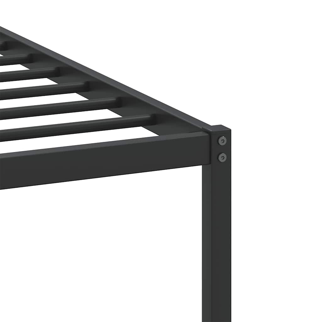 Bed Frame without Mattress Brown Oak 80x200 cm Engineered Wood