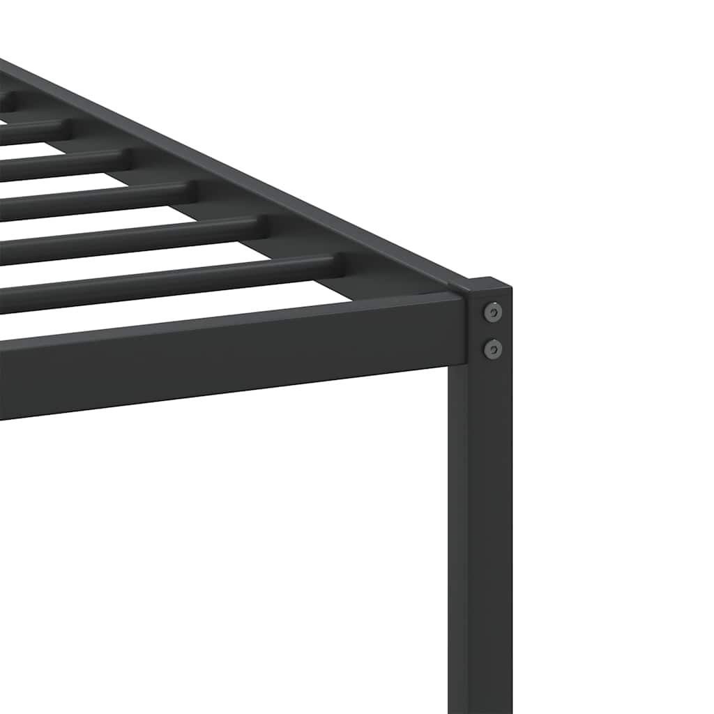 Bed Frame without Mattress Brown Oak 90x200 cm Engineered Wood