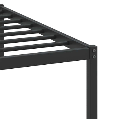 Bed Frame without Mattress Brown Oak 100x200 cm Engineered Wood