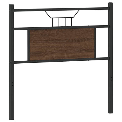 Replace Headboard Brown Oak 75 cm Engineered Wood and Steel