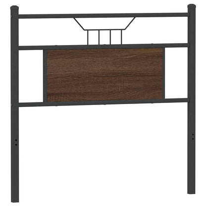 Replace Headboard Brown Oak 75 cm Engineered Wood and Steel