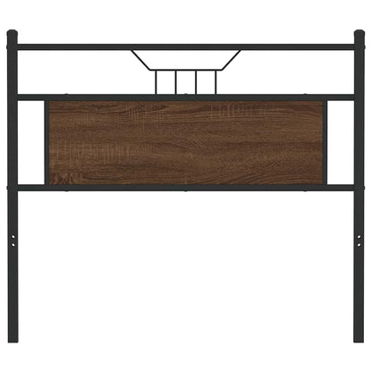 Replace Headboard Brown Oak 100 cm Engineered Wood and Steel