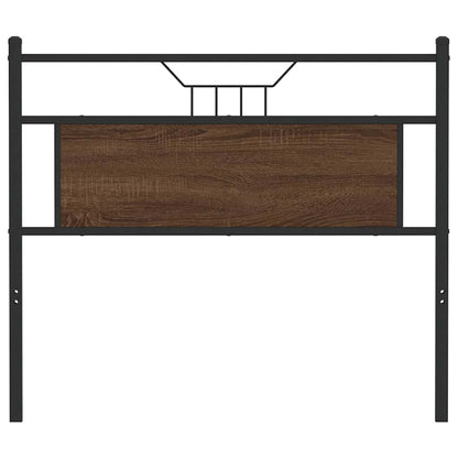 Replace Headboard Brown Oak 107 cm Engineered Wood and Steel