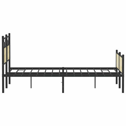 Bed Frame without Mattress Sonoma Oak 137x190 cm Engineered Wood
