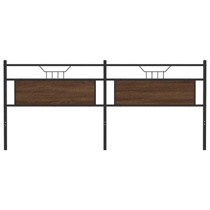 Bed Frame without Mattress Brown Oak 137x190 cm Engineered Wood