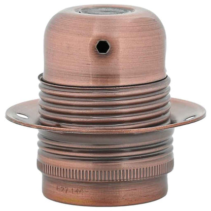 Lamp Holders 2 pcs Red Bronze E27