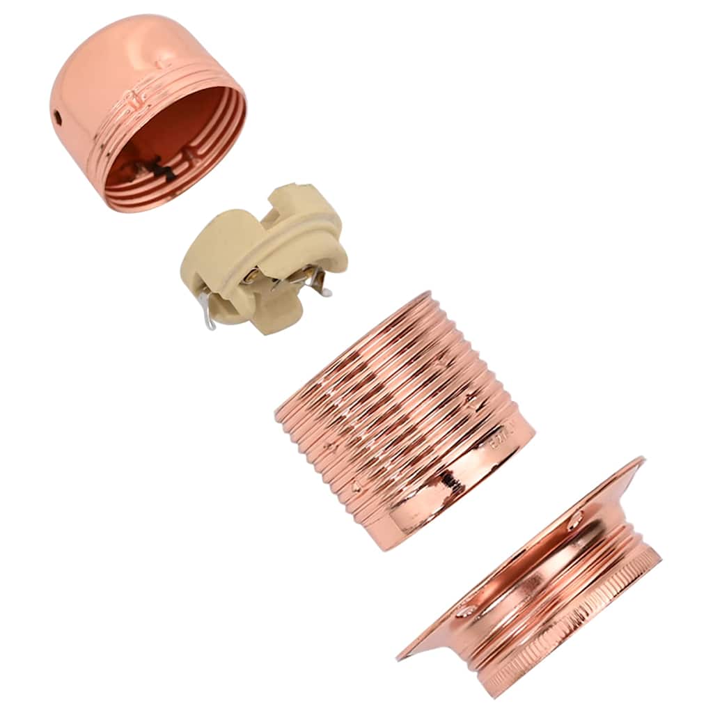 Lamp Holders 2 pcs Rose Gold E27
