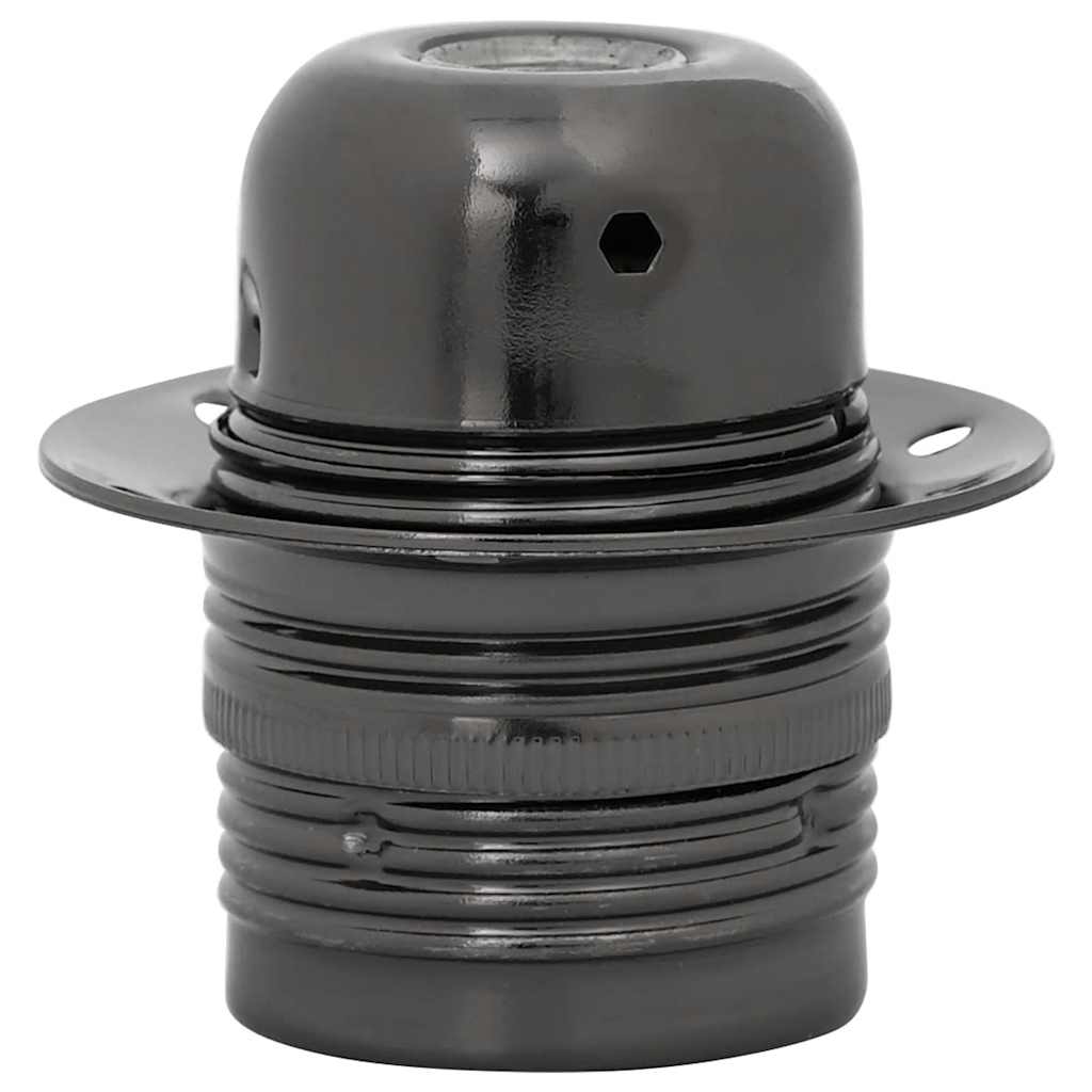 Lamp Holders 2 pcs Glossy Black E27