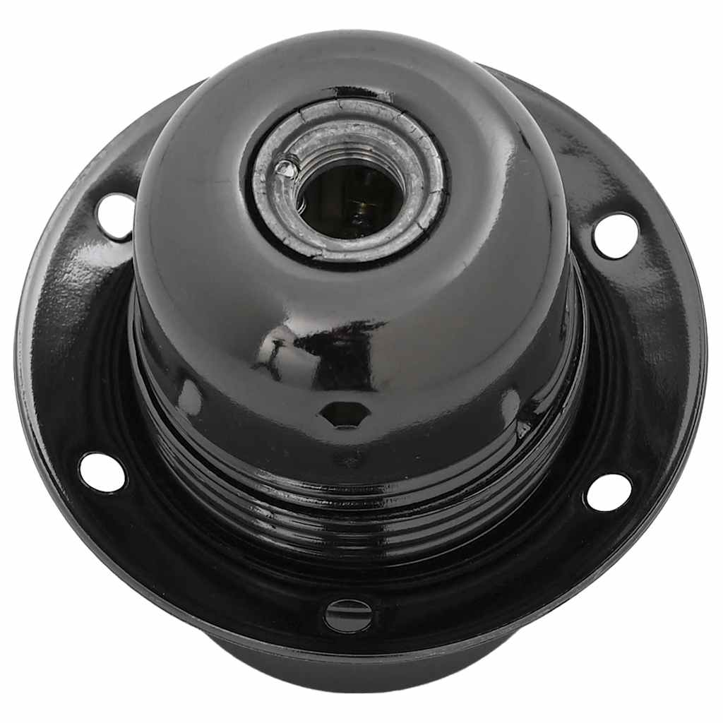 Lamp Holders 2 pcs Glossy Black E27