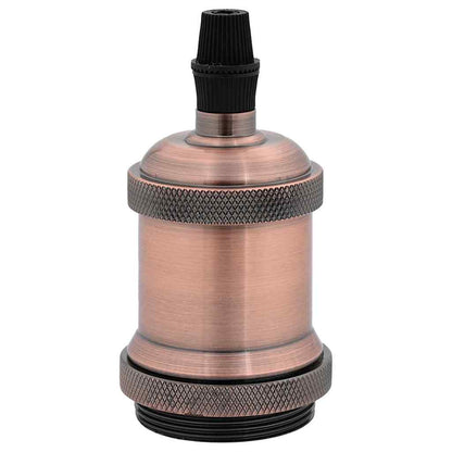 Lamp Holders 2 pcs Red Bronze E27