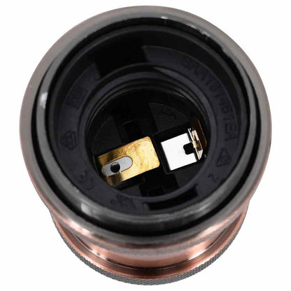 Lamp Holders 2 pcs Red Bronze E27