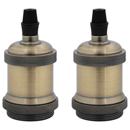 Lamp Holders 2 pcs Bronze E27