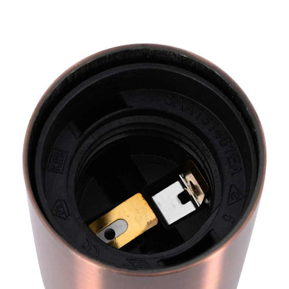 Lamp Holders 2 pcs Red Bronze E27