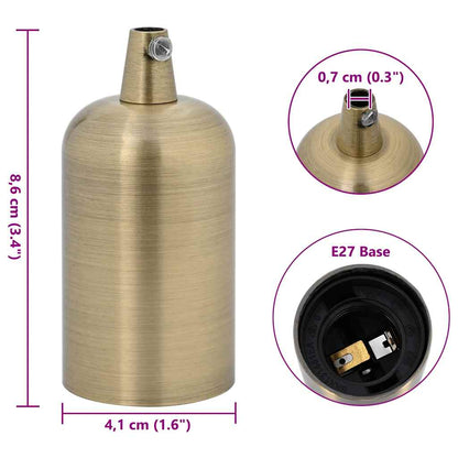 Lamp Holders 2 pcs Bronze E27