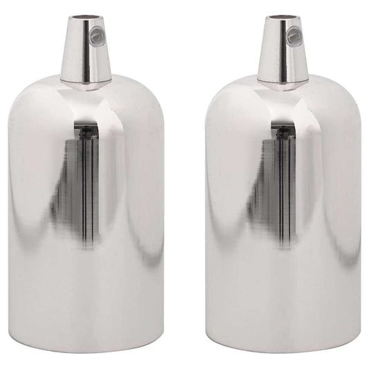 Lamp Holders 2 pcs Satin Nickel E27