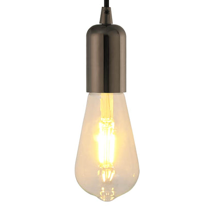 Lamp Holders 2 pcs Glossy Black E27