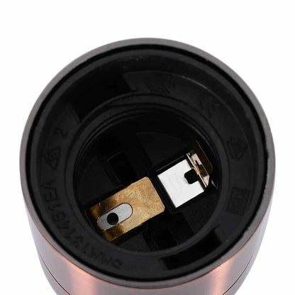 Lamp Holders 2 pcs Red Bronze E27