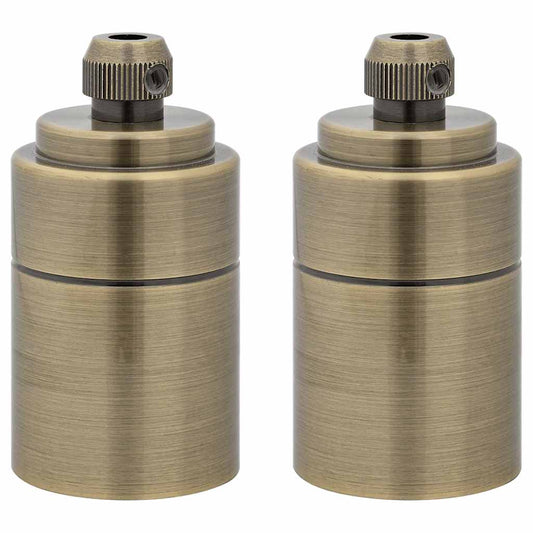 Lamp Holders 2 pcs Bronze E27