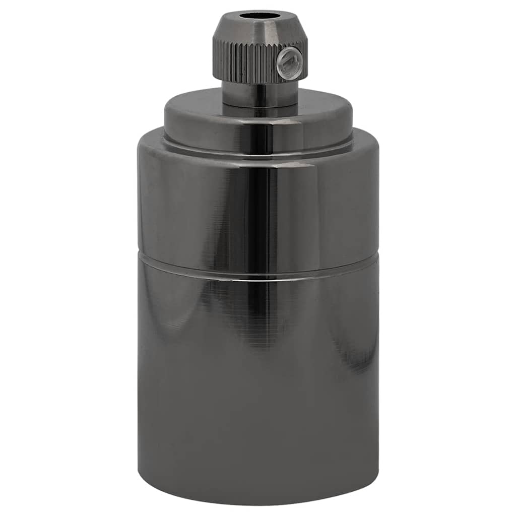 Lamp Holders 2 pcs Glossy Black E27