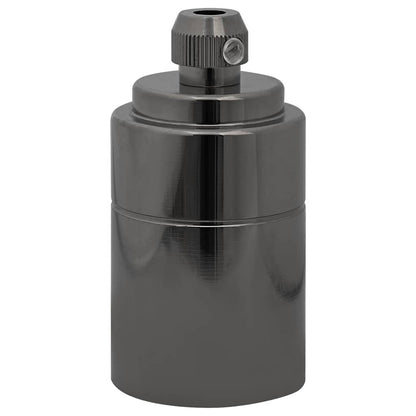 Lamp Holders 2 pcs Glossy Black E27