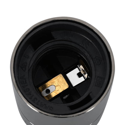 Lamp Holders 2 pcs Glossy Black E27