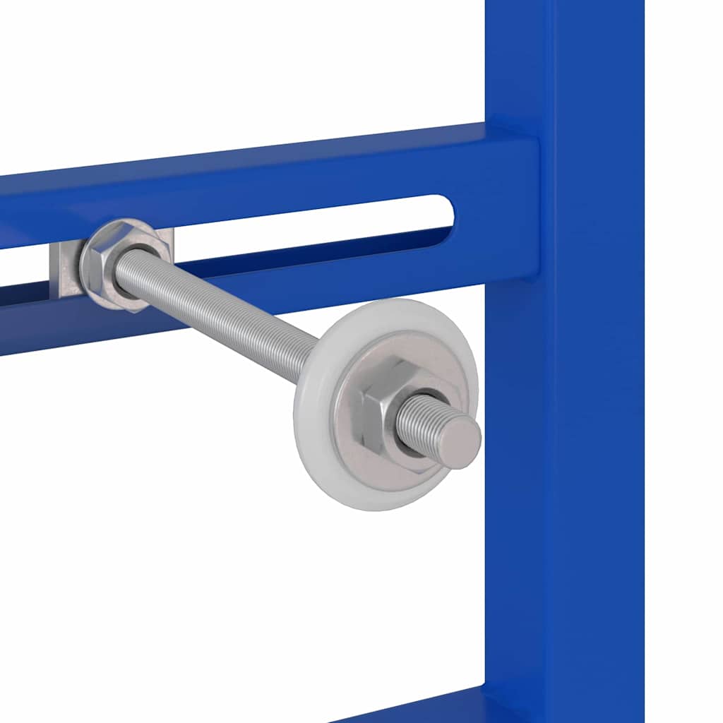 Bathroom Wall Support Height Adjustable Blue 50 x 3 x 112 cm