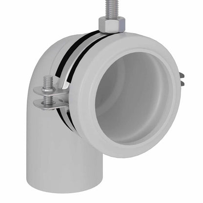 Bathroom Wall Support Height Adjustable Blue 50 x 3 x 112 cm