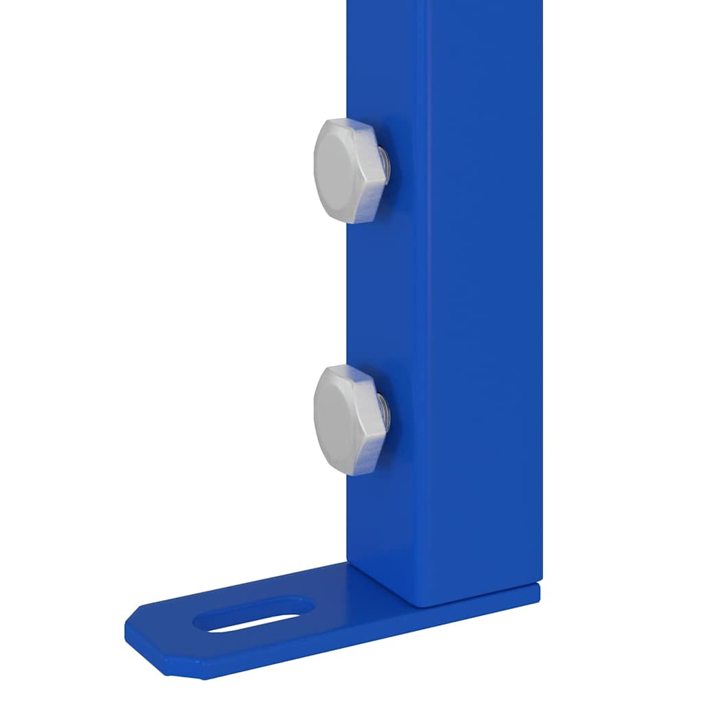Bathroom Wall Support Height Adjustable Blue 50 x 3 x 112 cm