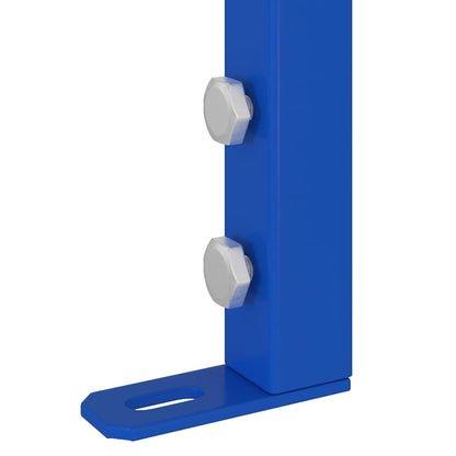 Bathroom Wall Support Height Adjustable Blue 50 x 3 x 112 cm
