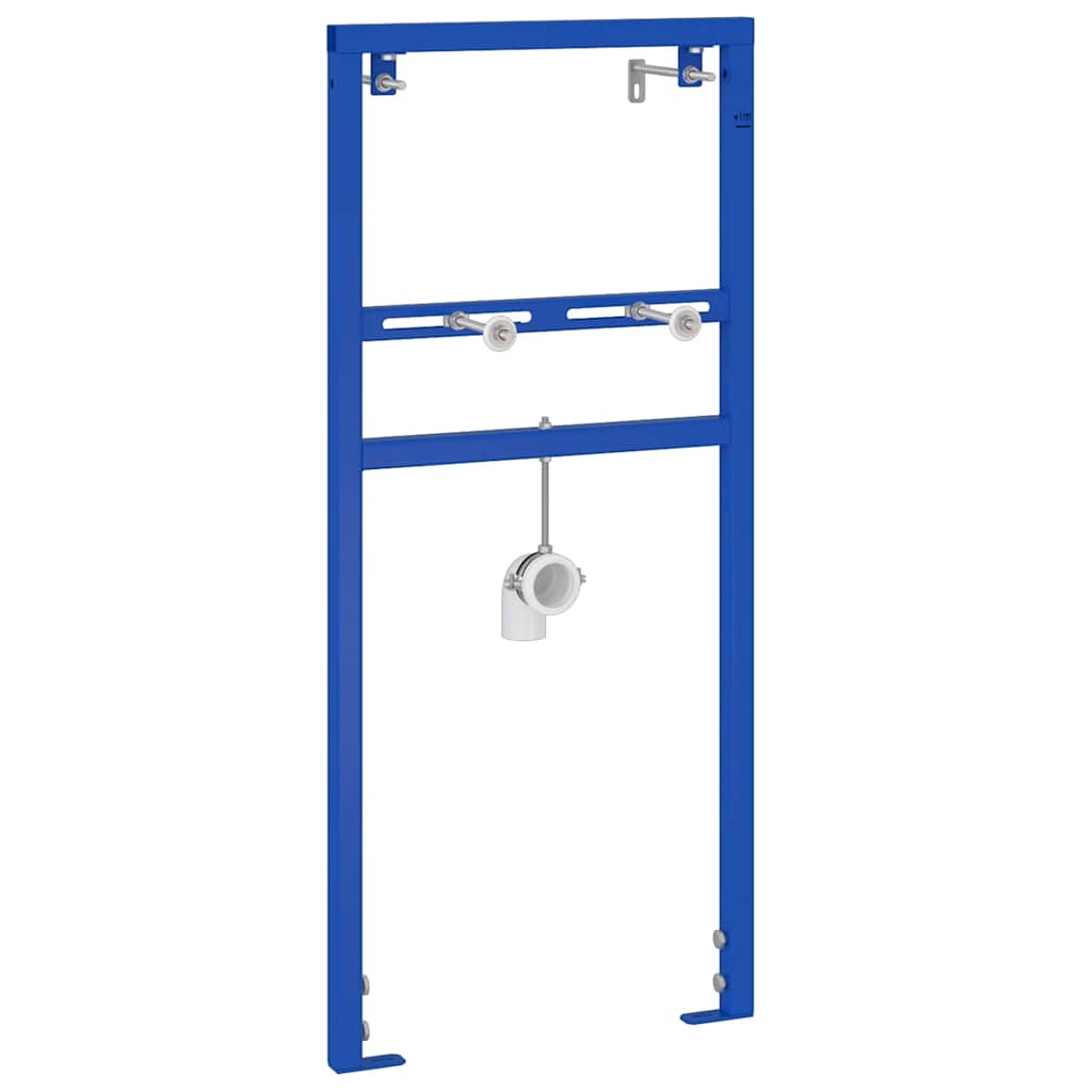 Bathroom Wall Support Height Adjustable Blue 50 x 3 x 112 cm