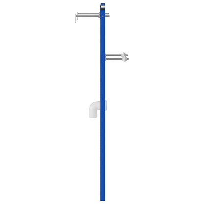 Bathroom Wall Support Height Adjustable Blue 50 x 3 x 112 cm