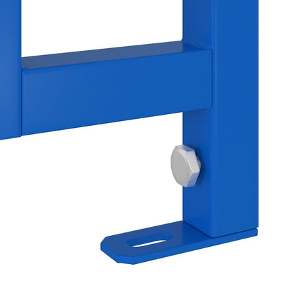 Bathroom Wall Support Height Adjustable Blue 50 x 3 x 112 cm