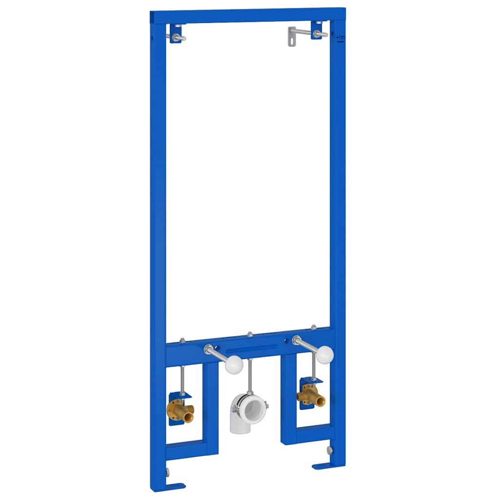 Bathroom Wall Support Height Adjustable Blue 50 x 3 x 112 cm