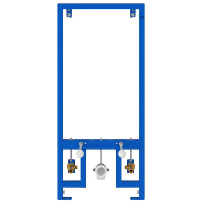 Bathroom Wall Support Height Adjustable Blue 50 x 3 x 112 cm