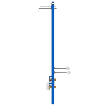 Bathroom Wall Support Height Adjustable Blue 50 x 3 x 112 cm