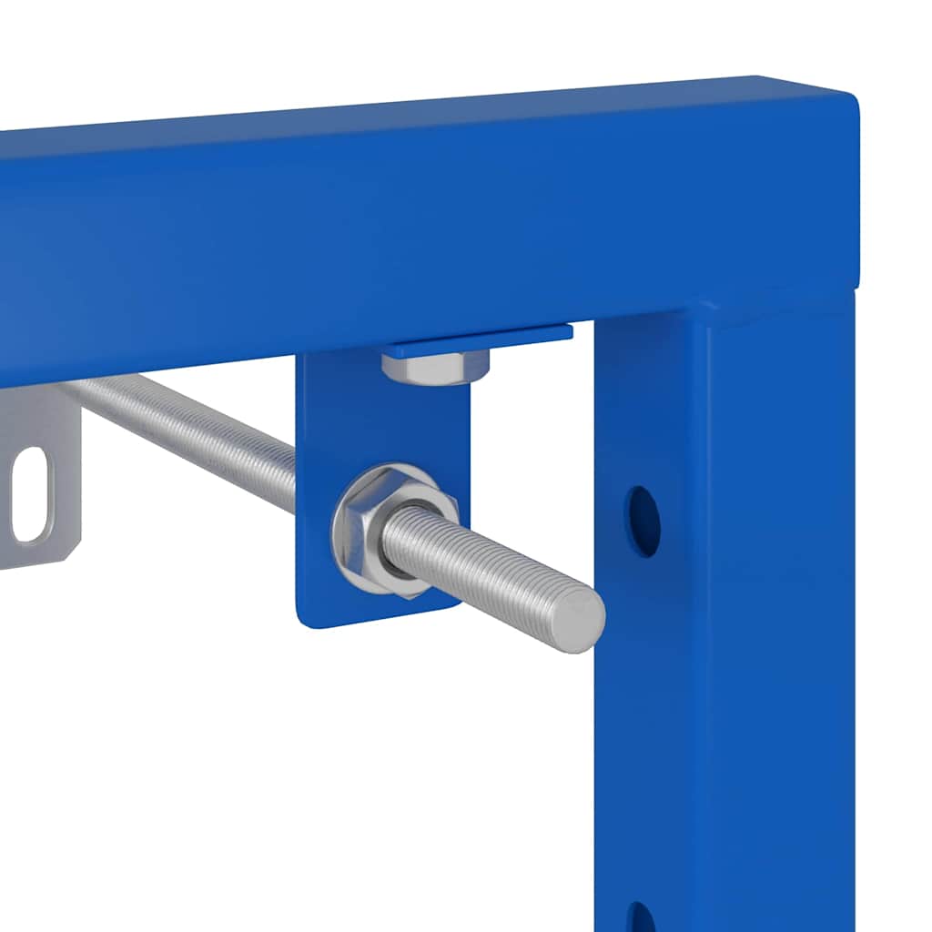 Bathroom Wall Support Height Adjustable Blue 50 x 3 x 112 cm